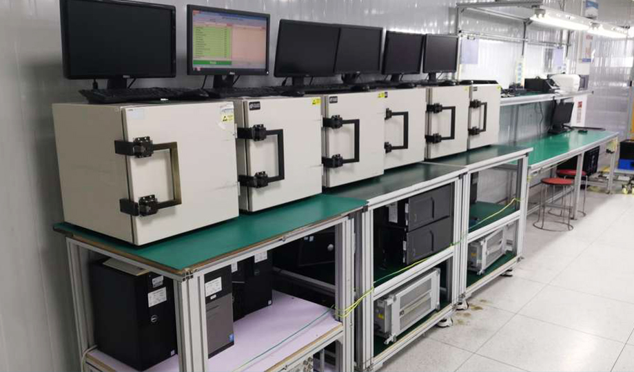 Research and development laboratory at Nanjing Barway Technology Co., Ltd, where experienced technicians work on barcode and RFID hardware integration.