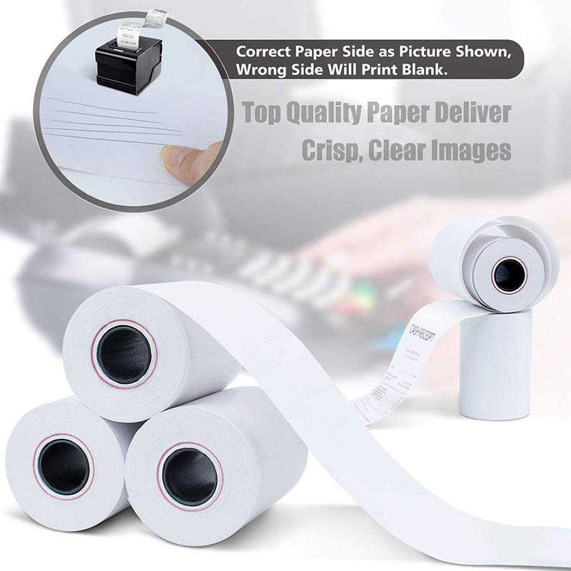 Cashier Receipt POS ATM Bank Thermal Paper Roll * Cash Register Paper 57*40mm 80*80mm 48gsm 50gsm 55gsm 30mm 40mm 50mm 60mm