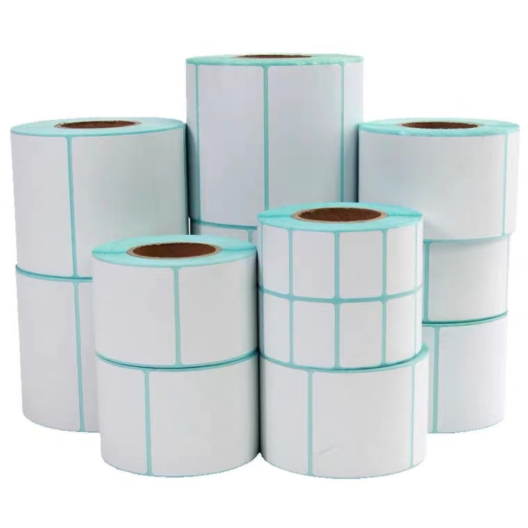 rolls of barcode sticker labels