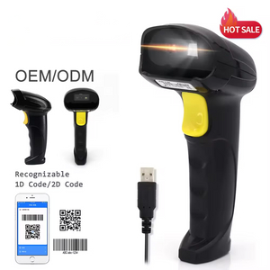 Automatic Scan Screen Barcode Handheld 1D 2D QR Code Reader Wired Barcode Scanner X-760H