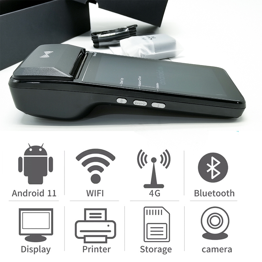 Premium Quality Android 11 H8 Pay Terminal Pos Machine NFC Card Reader Pos Terminal