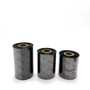 Original Ricoh Wax Resin Thermal Transfer Ribbon B110A with Anti-counterfeit B110CR Label Resin Barcode Printer Ribbon 110-25mm