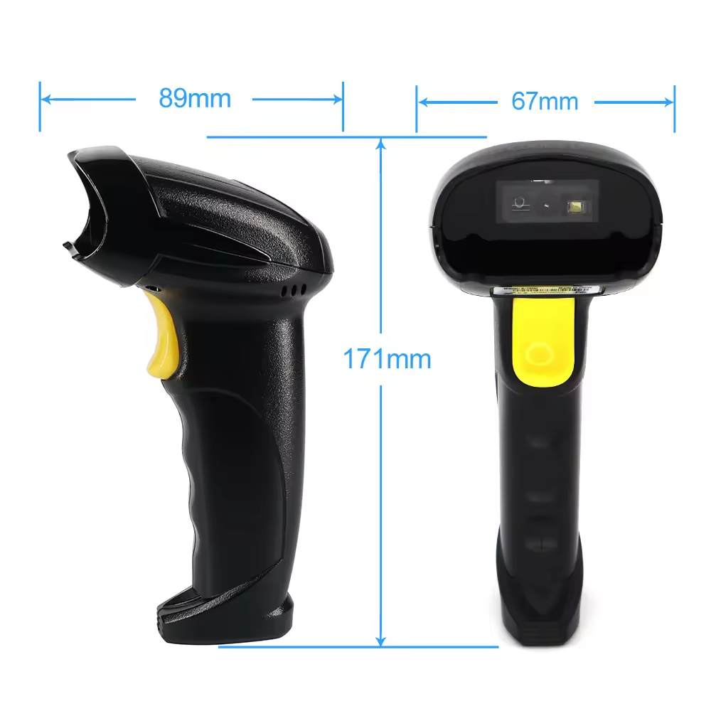 Automatic Scan Screen Barcode Handheld 1D 2D QR Code Reader Wired Barcode Scanner X-760H