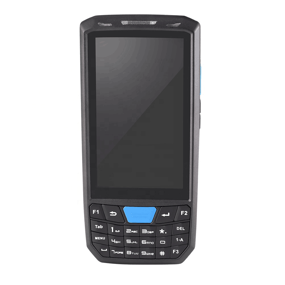 Android 9.0 4G Smartphone Handheld PDA 1D 2D Qr Barcode Scanner Inventory Mobile Data Terminal T80 Handheld Terminal Device PDA Barcode Scanner - Blue Tooth, WiFi, WLAN